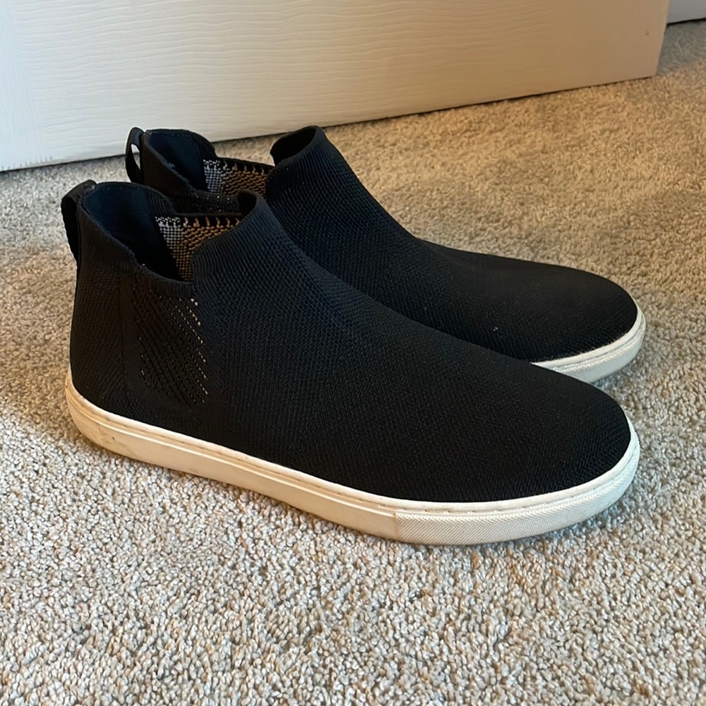 Size 8.5 black sneakers
